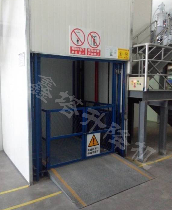 無(wú)地坑的導(dǎo)軌式升降貨梯 無(wú)地坑的導(dǎo)軌式升降貨梯