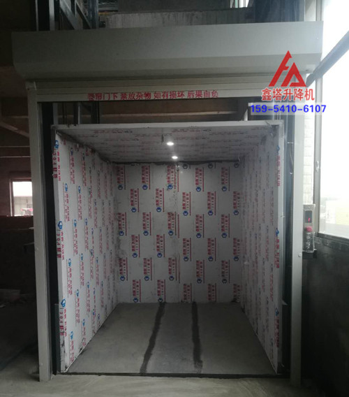 帶轎廂和電動門導軌式升降機 帶轎廂和電動門導軌式升降機