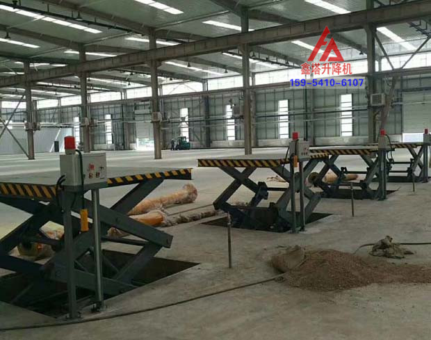 小型剪叉式升降機使用現場 小型剪叉式升降機使用現場